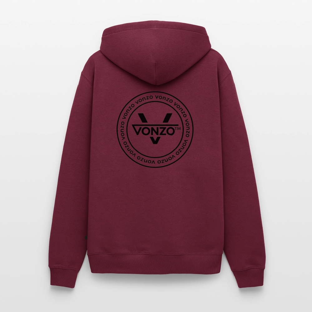 Sweat-shirt à capuche VONZO - bourgogne