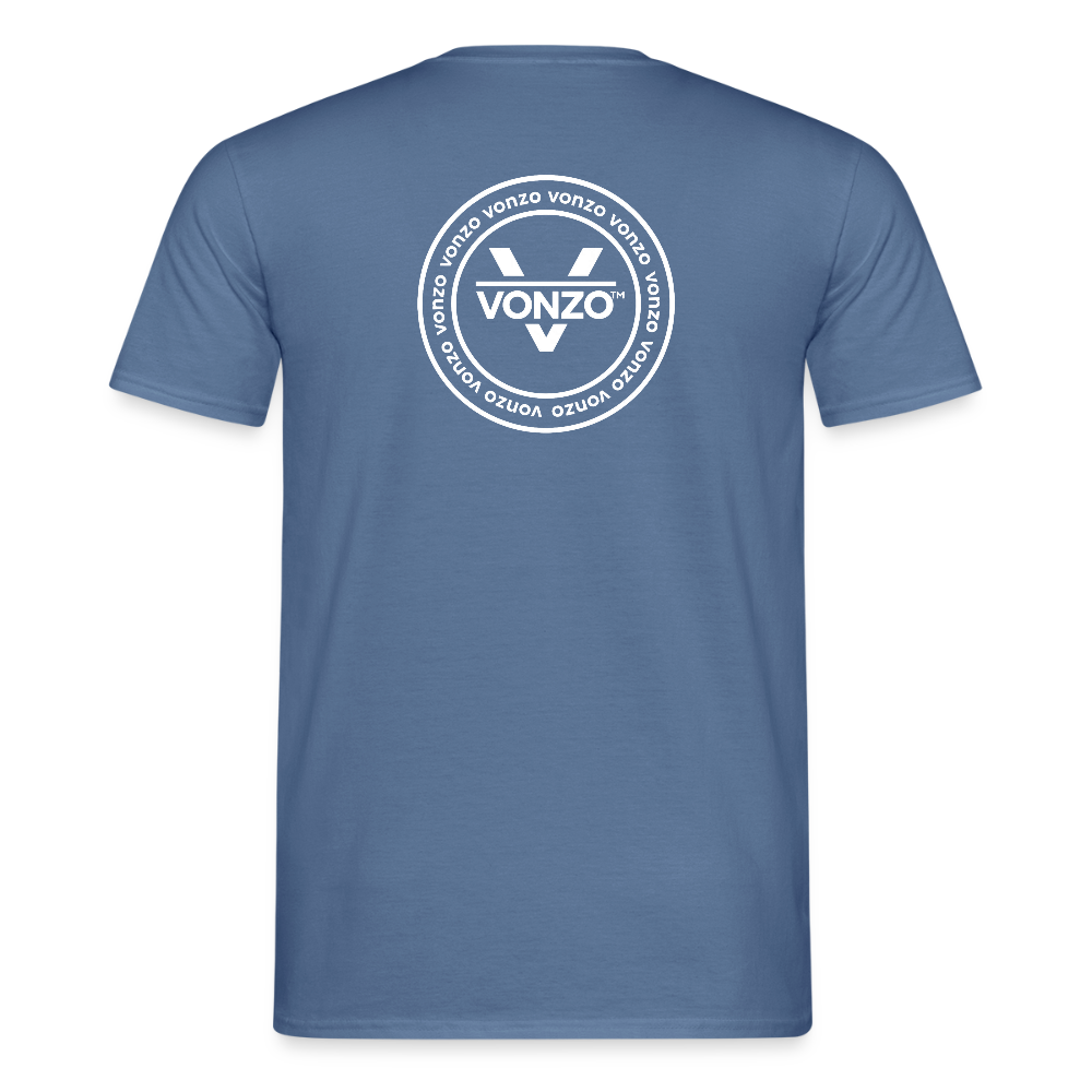 T-shirt Homme VONZO - bleu pigeon