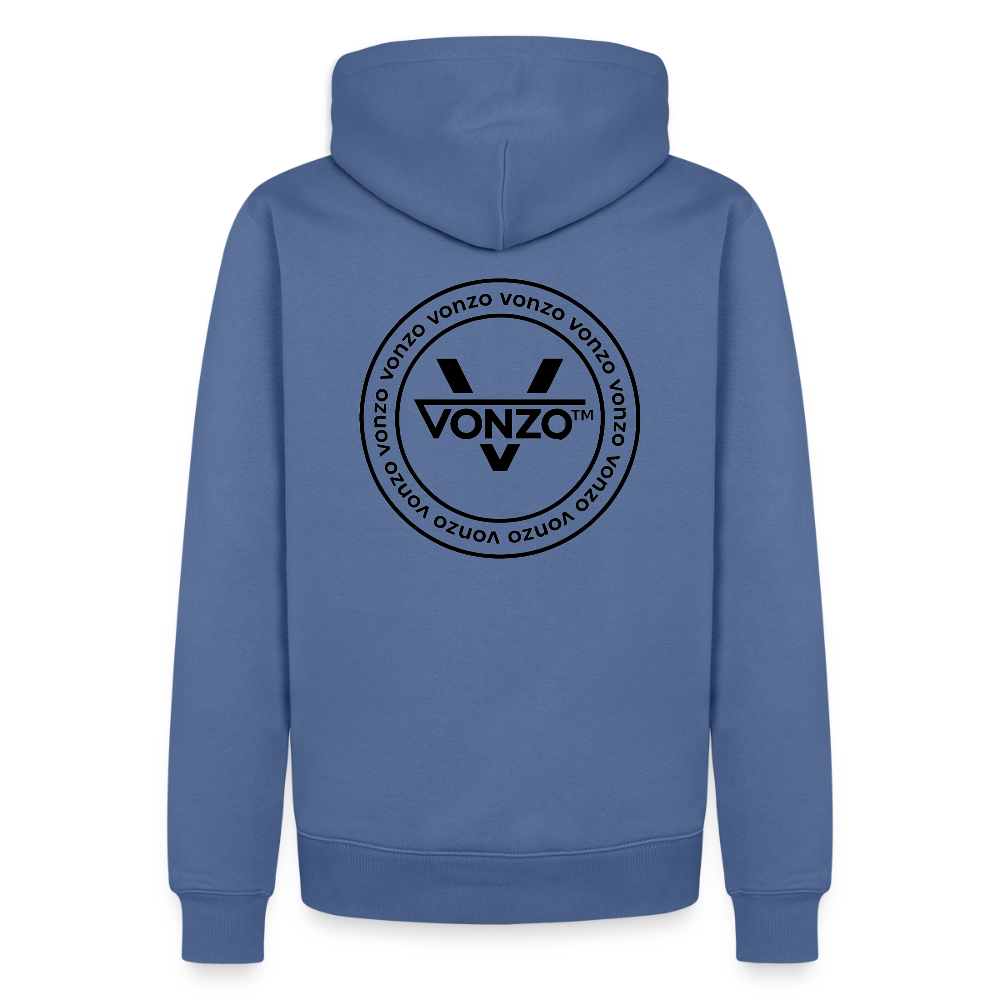 Sweat-shirt à capuche VONZO - bleu pigeon