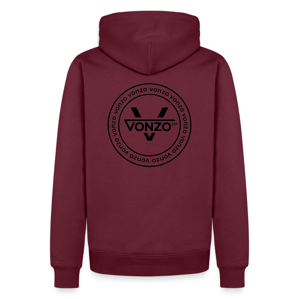 Sweat-shirt à capuche VONZO - bourgogne