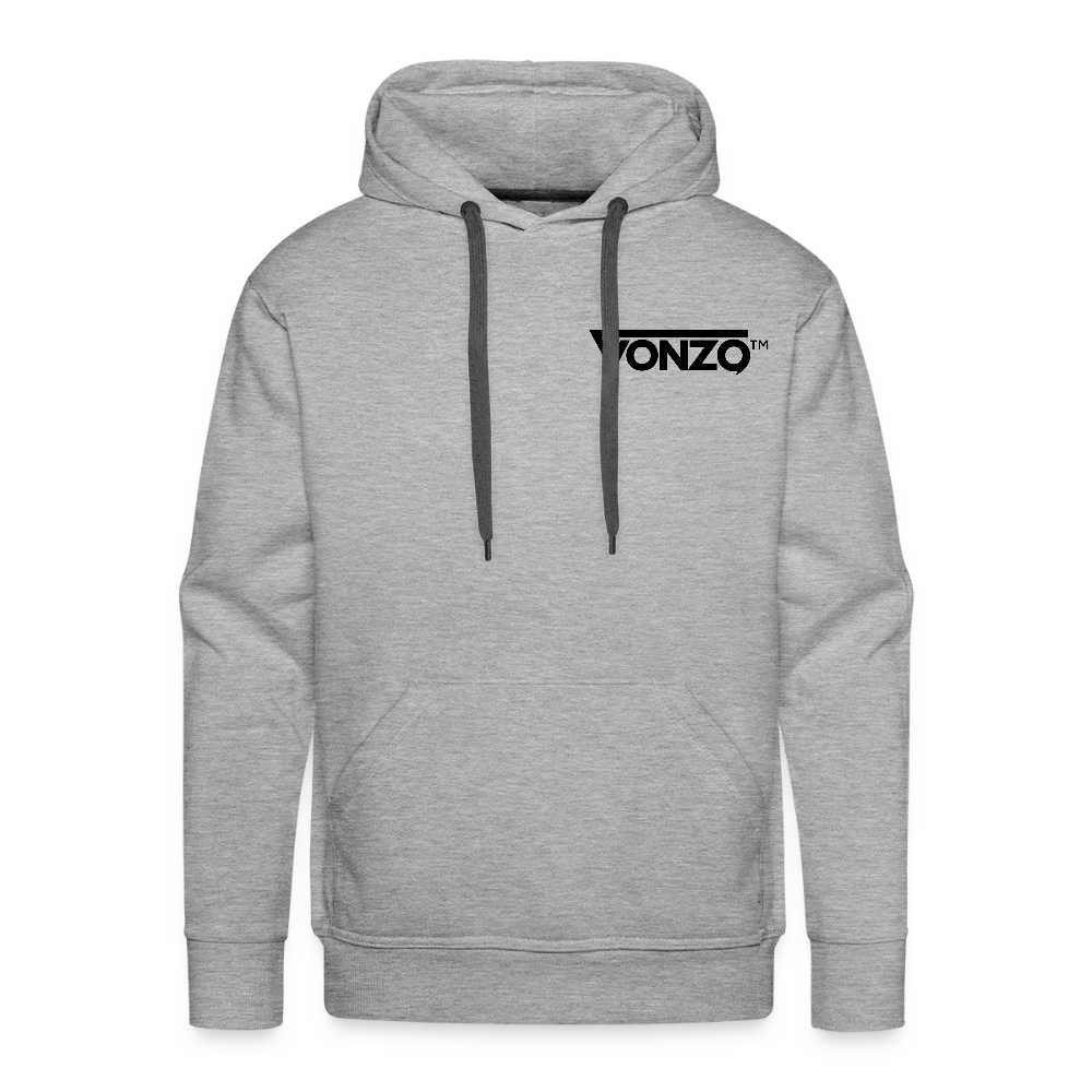 Sweat-shirt à capuche VONZO - gris chiné