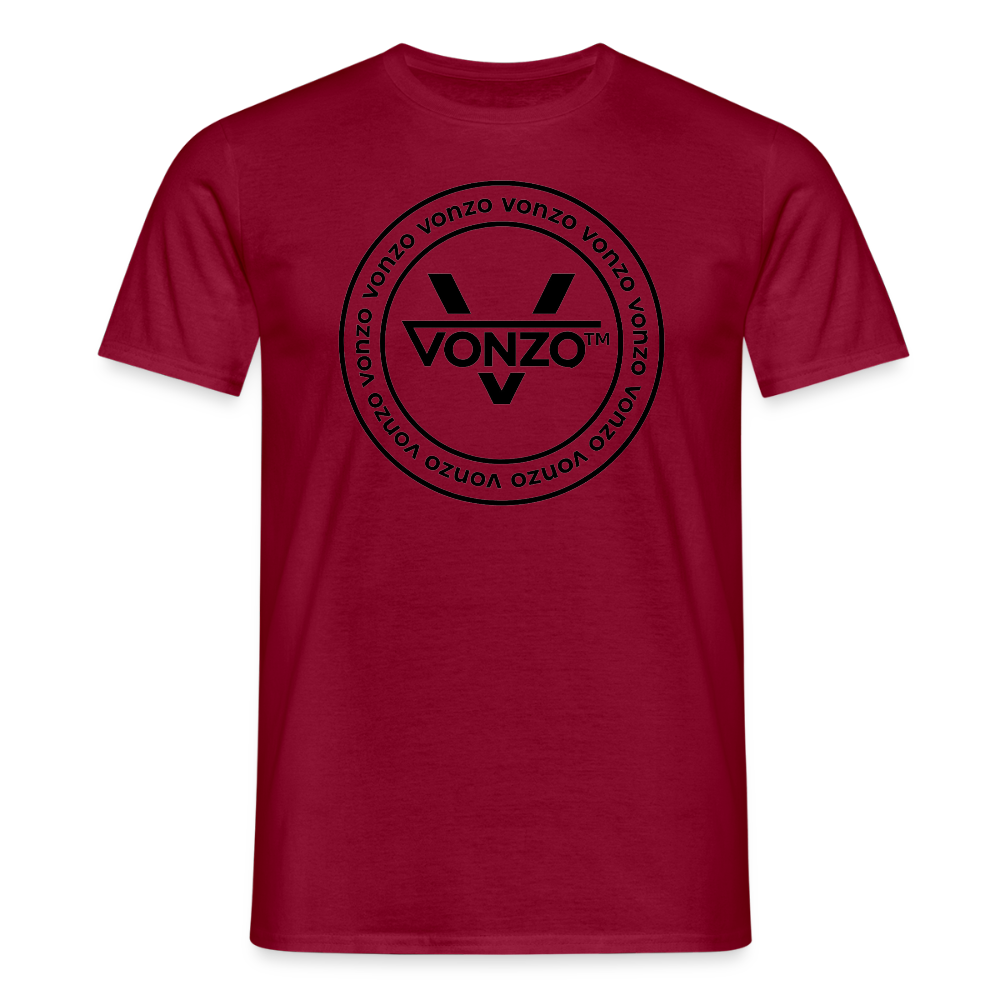 T-shirt Homme - rouge brique