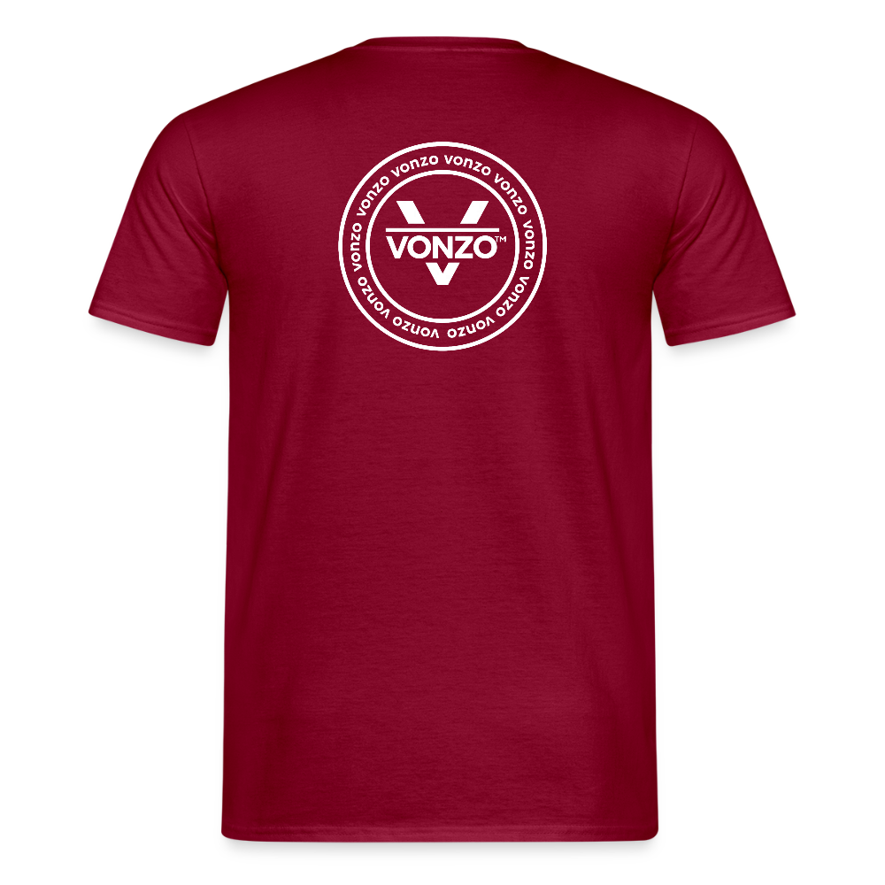 T-shirt Homme VONZO - rouge brique