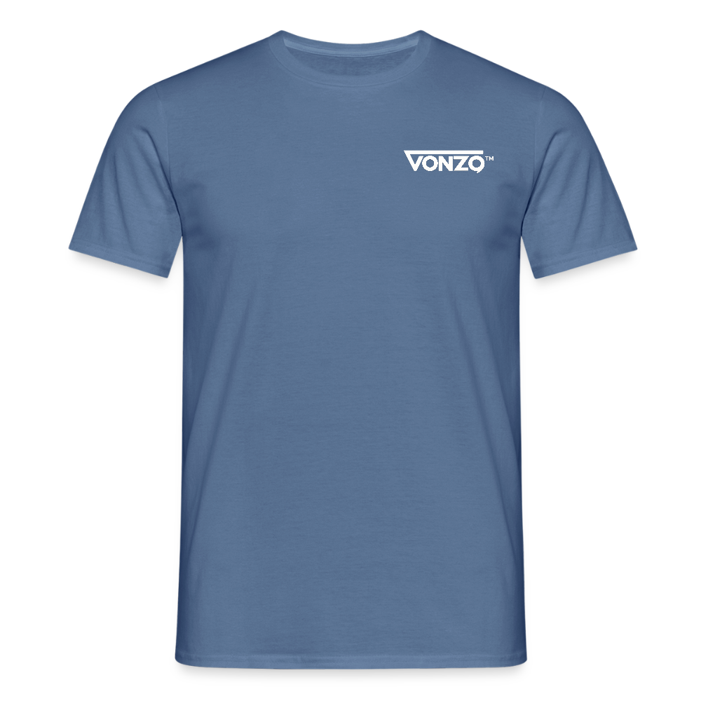 T-shirt Homme VONZO - bleu pigeon