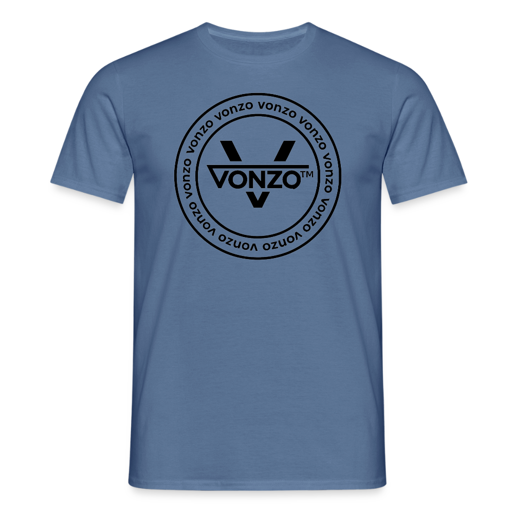 T-shirt Homme - bleu pigeon