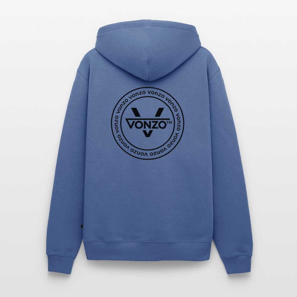 Sweat-shirt à capuche VONZO - bleu pigeon