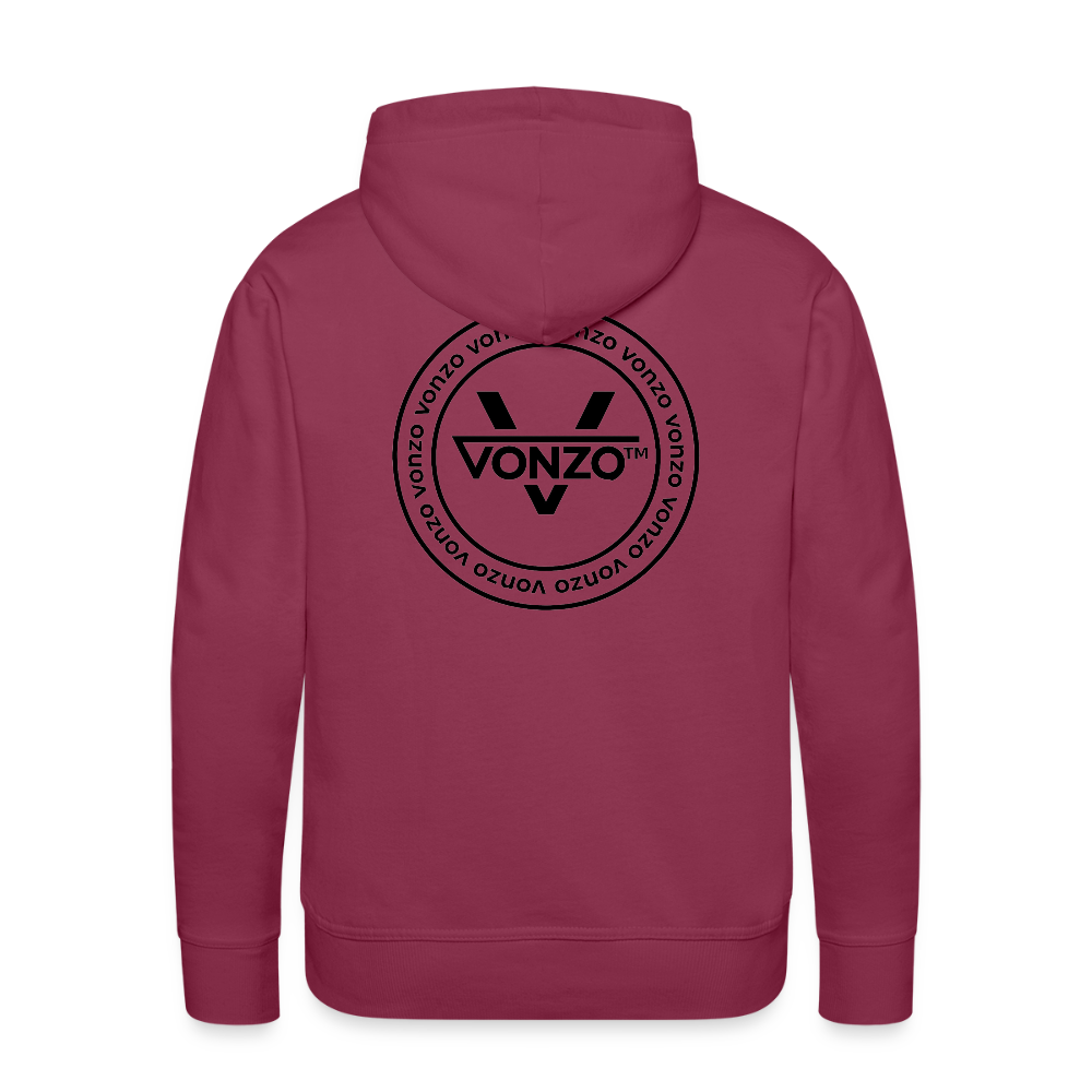 Sweat-shirt à capuche VONZO - bordeaux