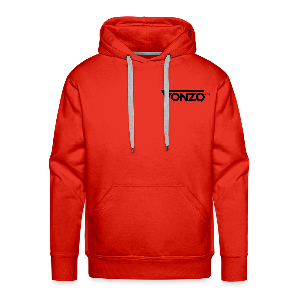 Sweat-shirt à capuche VONZO - rouge