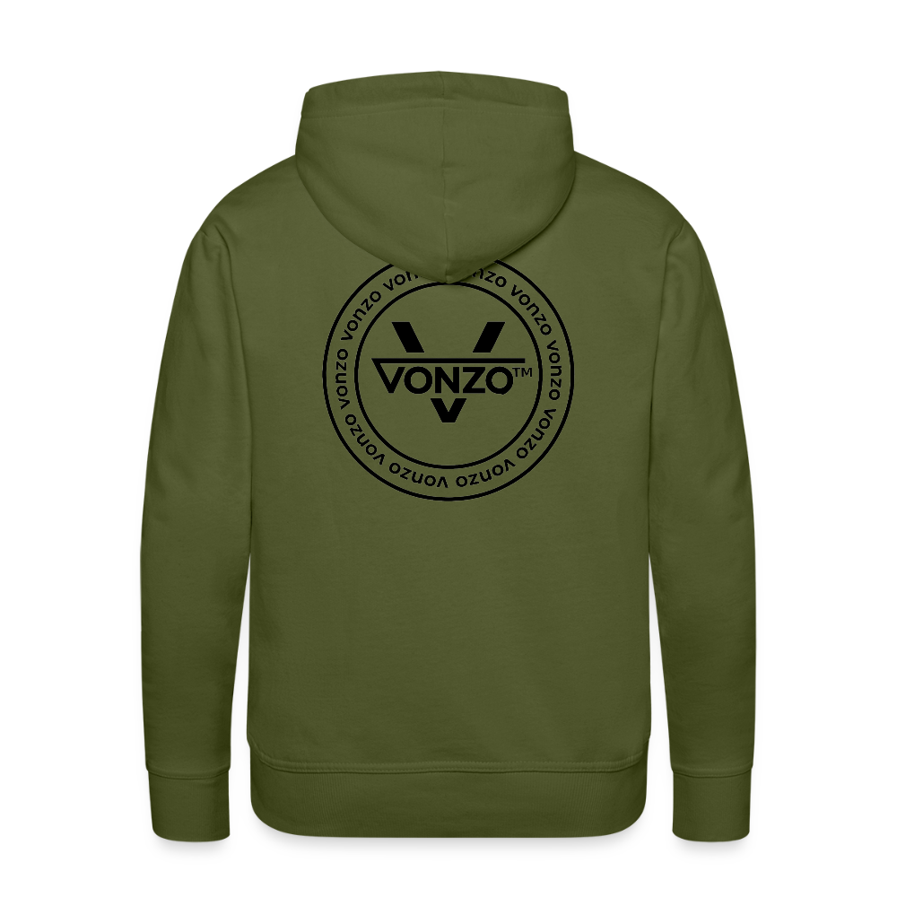 Sweat-shirt à capuche VONZO - vert olive