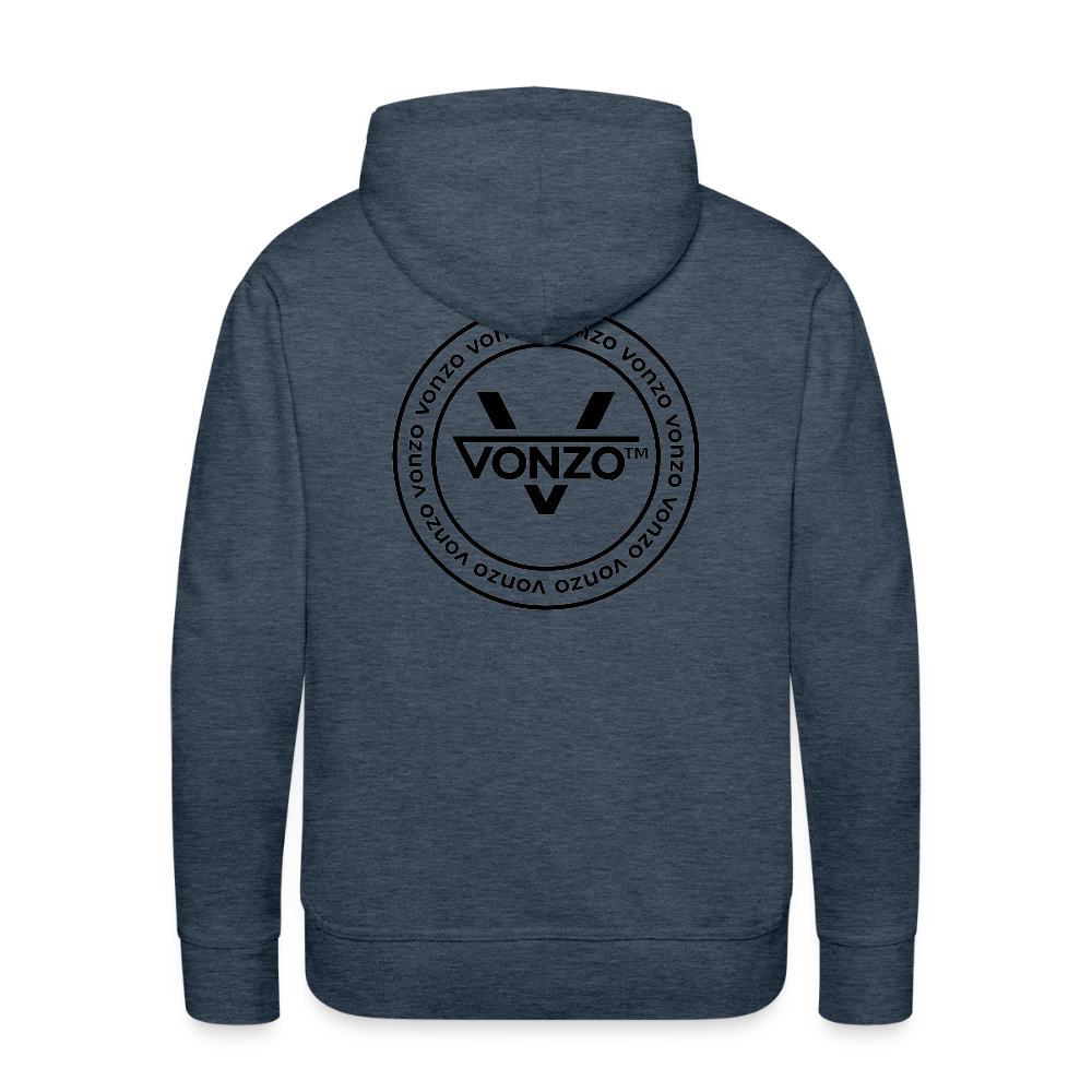 Sweat-shirt à capuche VONZO - bleu jeans