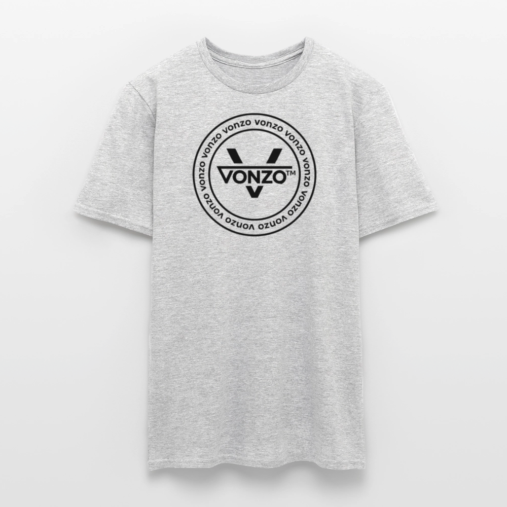 T-shirt Homme - gris chiné