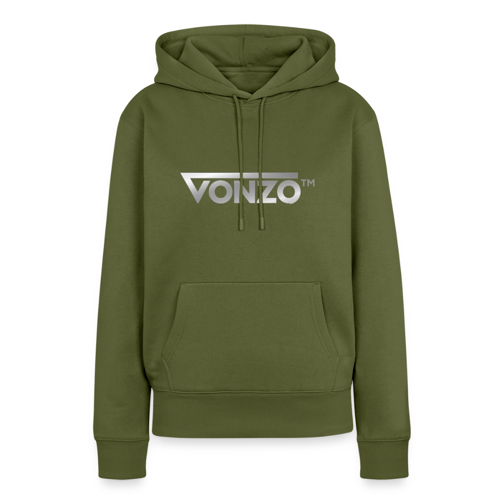 Sweat-shirt kaki VONZO™ avec logo argent.