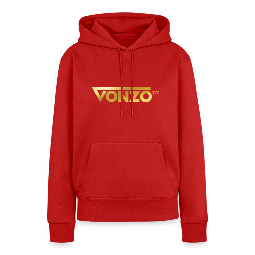 Sweat-shirt à capuche Premium - rouge