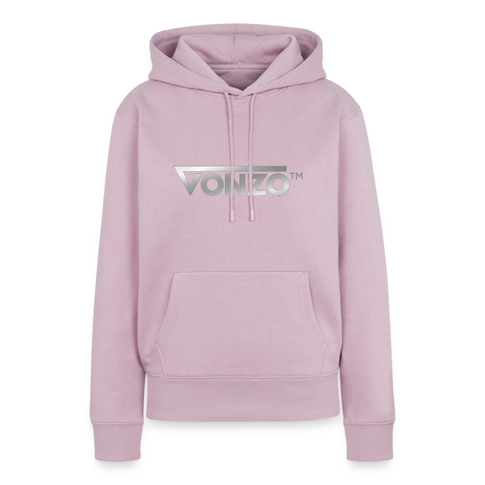 Sweat-shirt rose poudré VONZO™ avec logo argent.