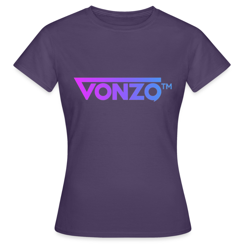 T-shirt Femme - violet foncé