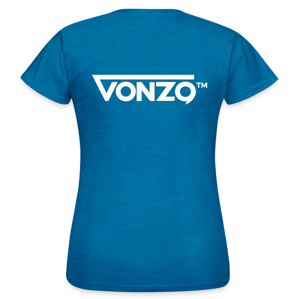 T-shirt Femme - bleu saphir antique chiné
