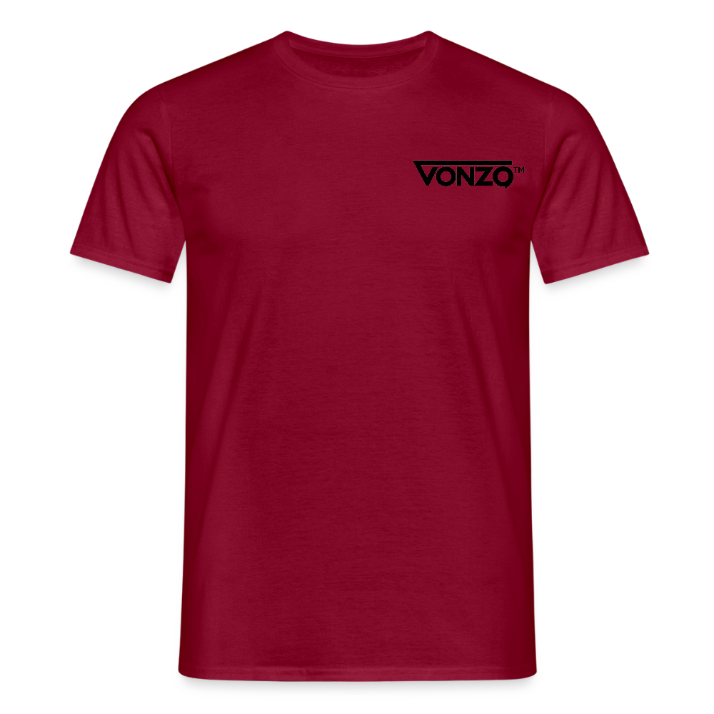T-shirt Homme - rouge brique