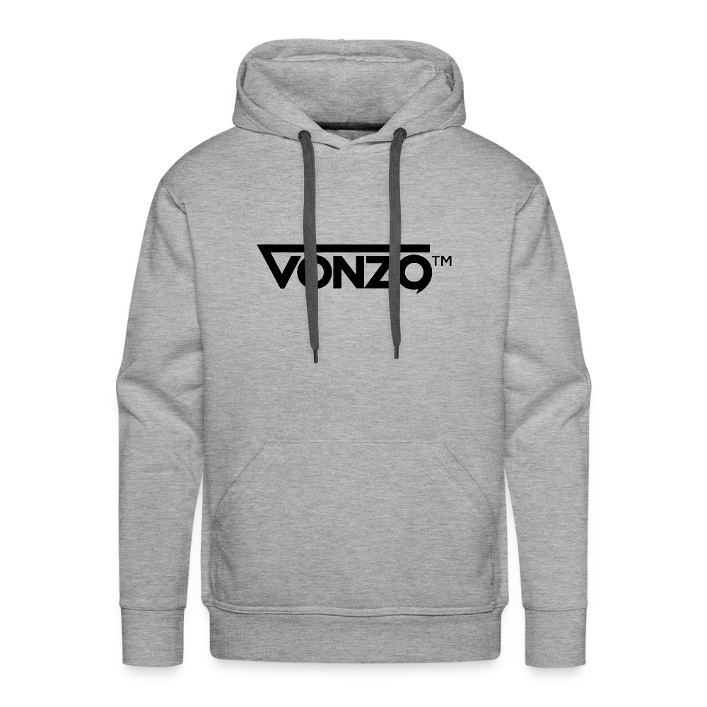 Sweat-shirt à capuche VONZO - gris chiné