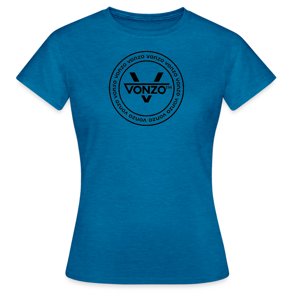 T-shirt Femme - bleu saphir antique chiné