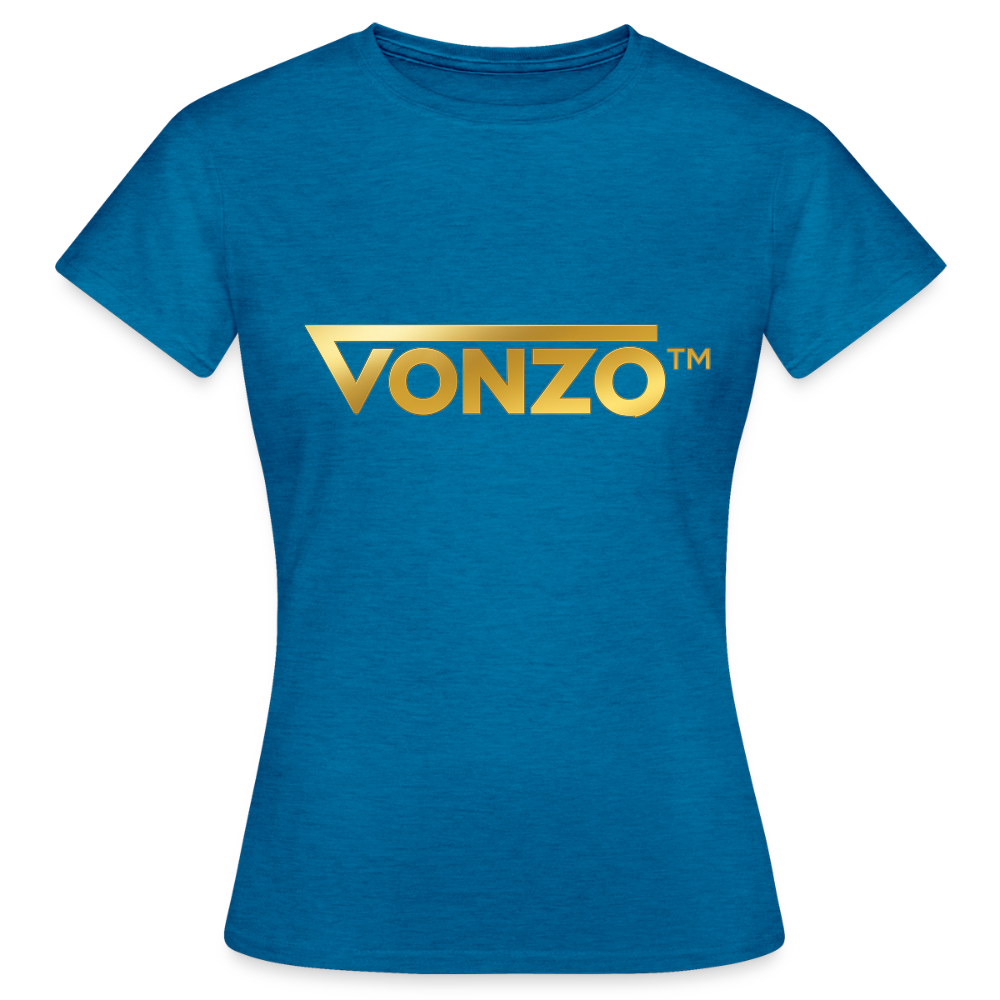 T-shirt Femme - bleu saphir antique chiné