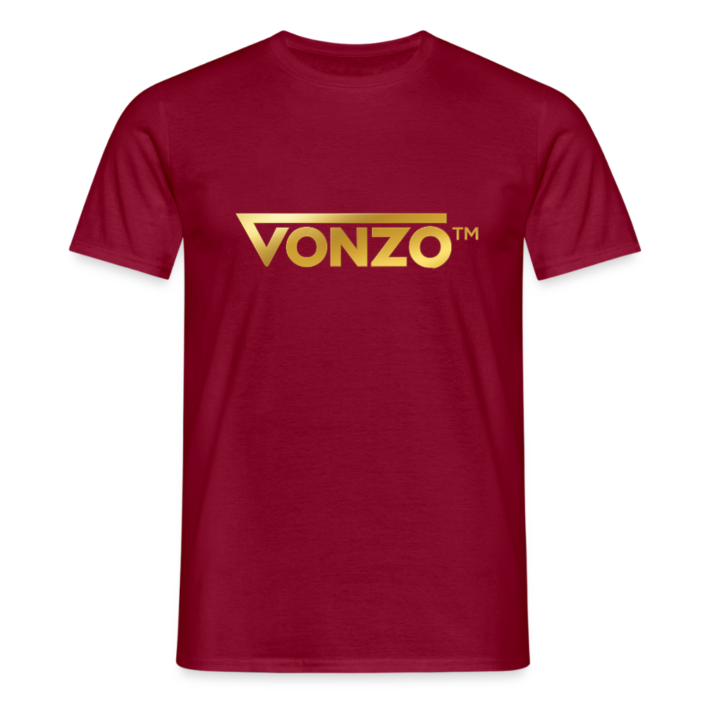 T-shirt Homme - rouge brique