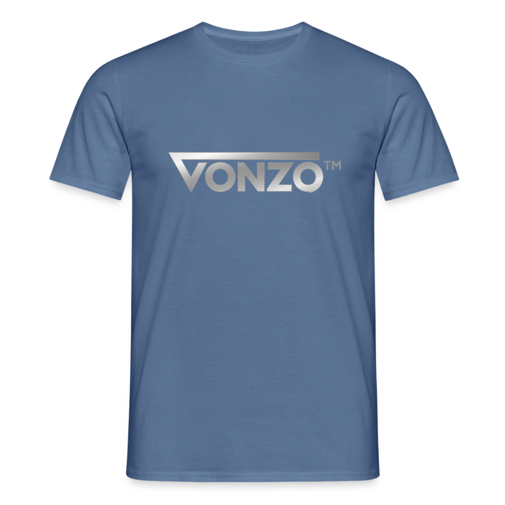 T-shirt Homme - bleu pigeon 