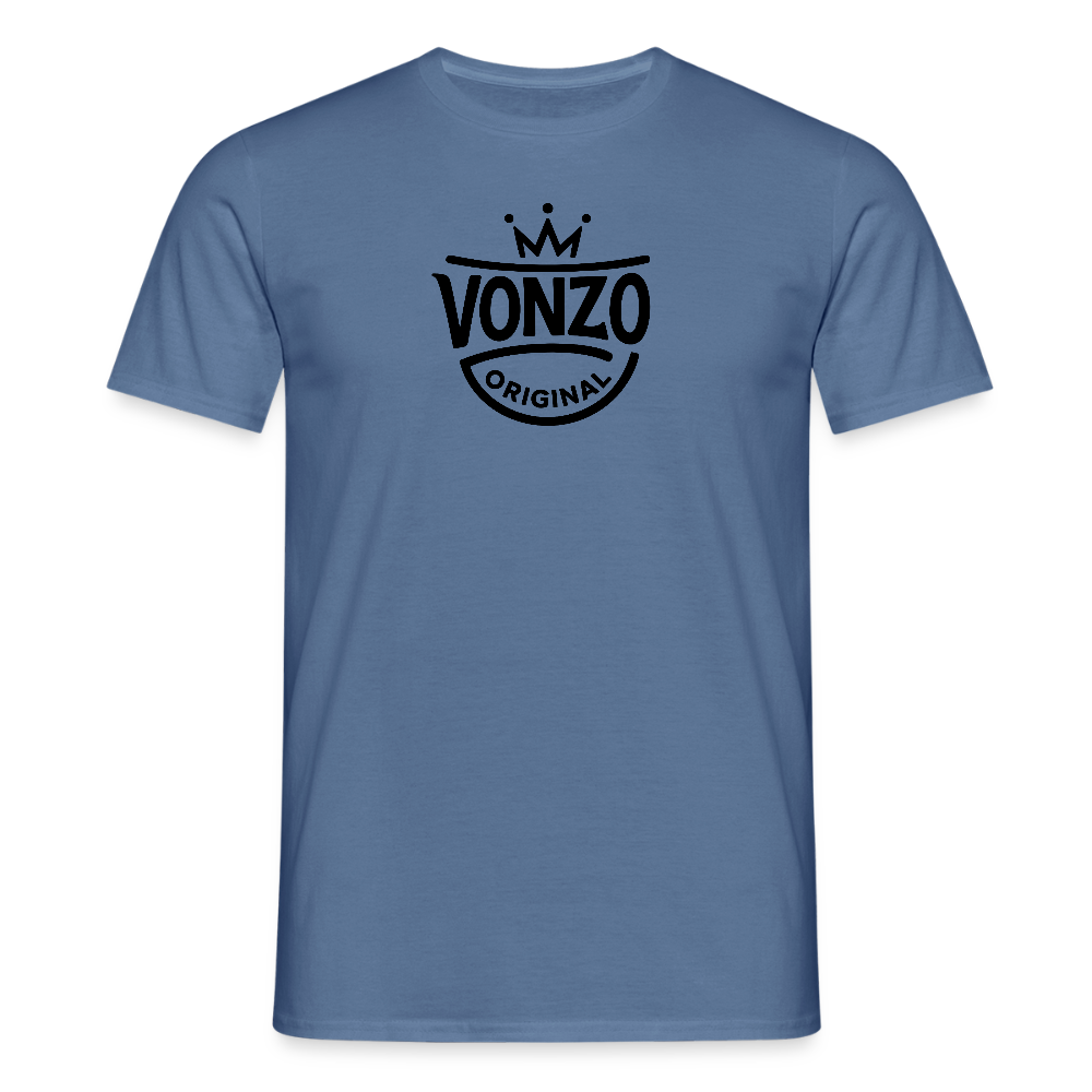 T-shirt Homme - bleu pigeon 