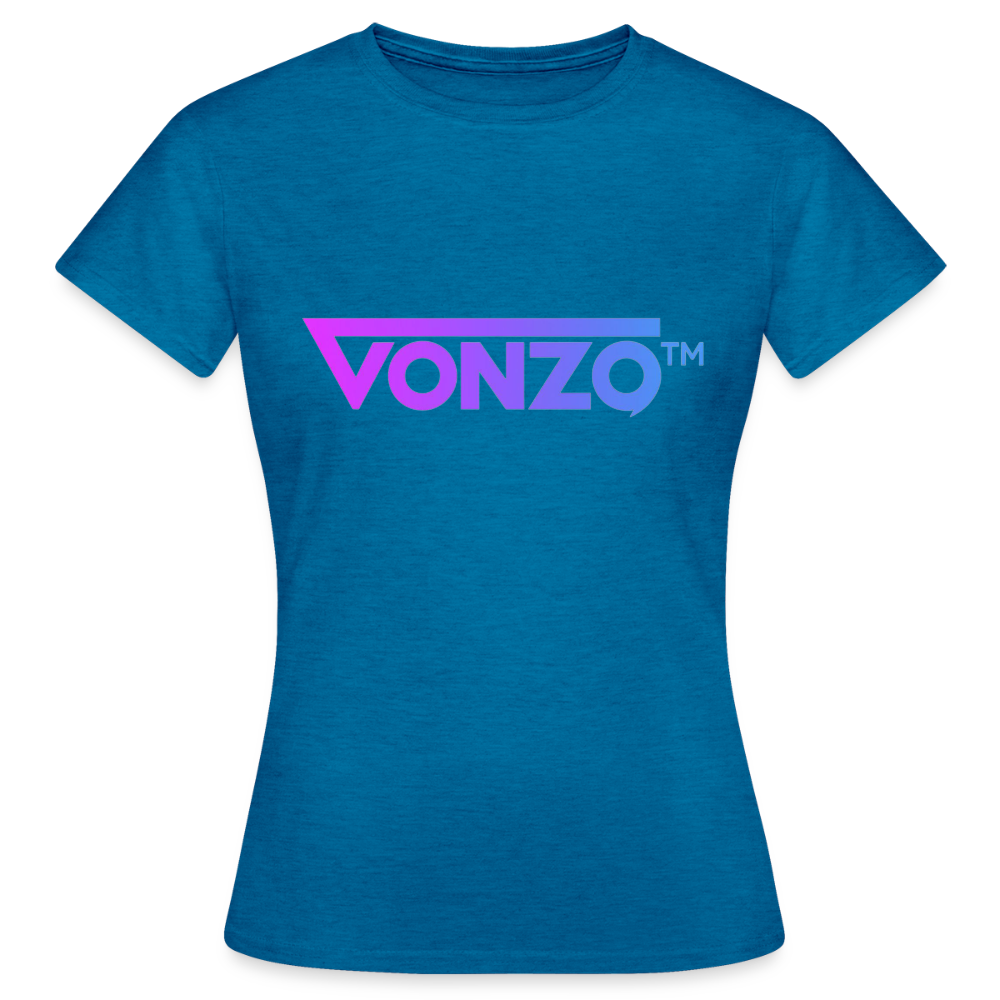 T-shirt Femme - bleu saphir antique chiné