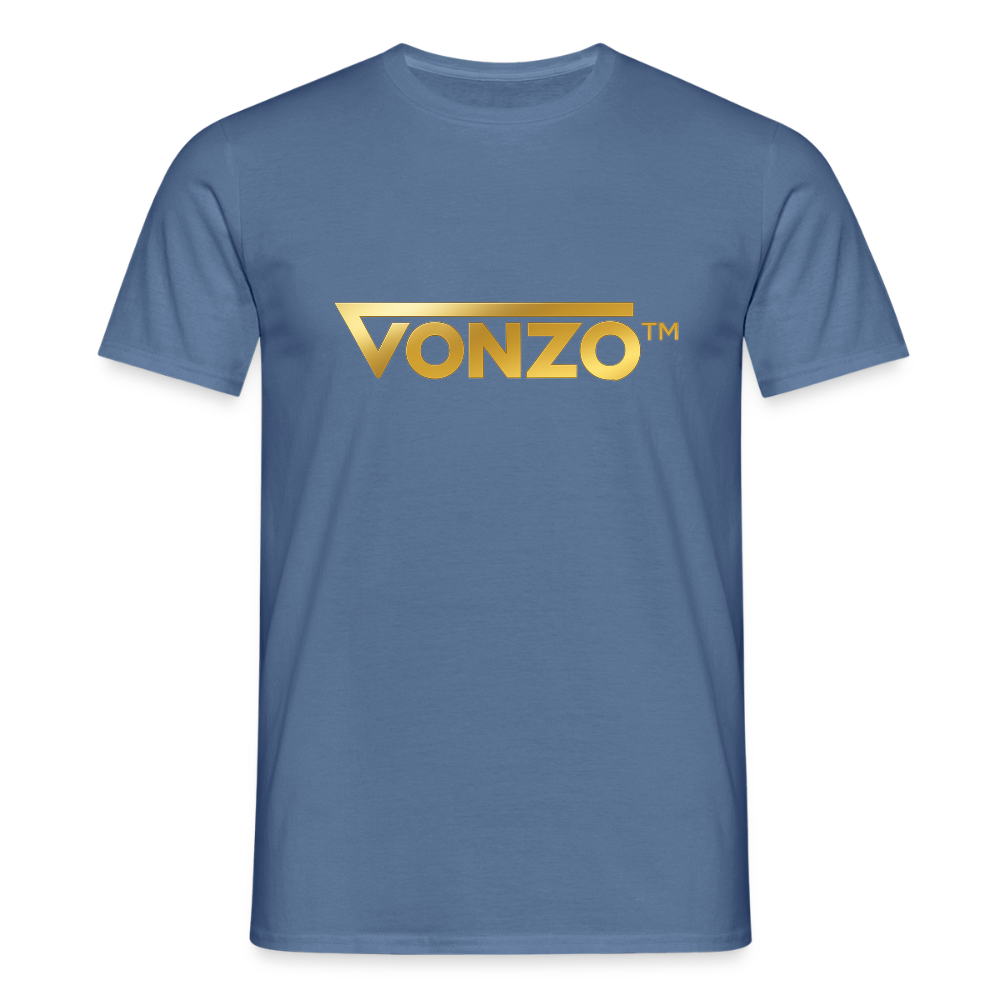 T-shirt Homme - bleu pigeon 