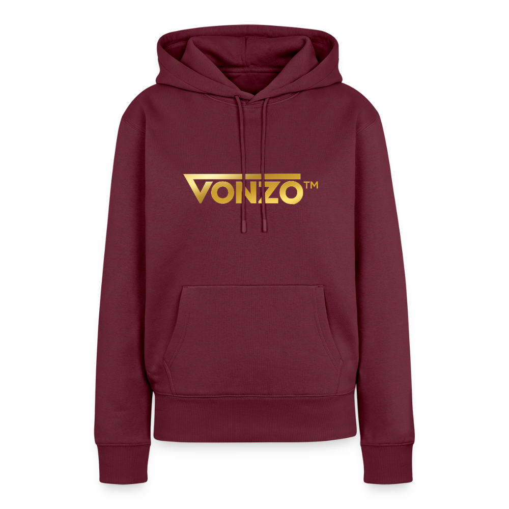Sweat-shirt à capuche Premium - bourgogne