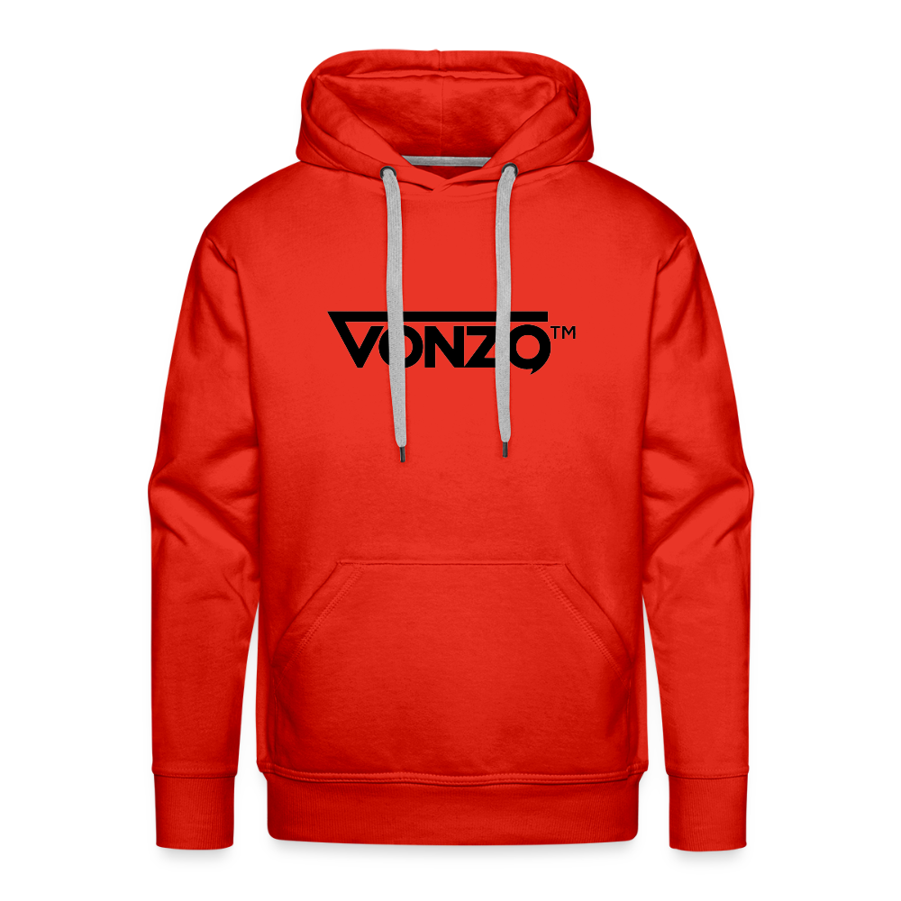 Sweat-shirt à capuche VONZO - rouge