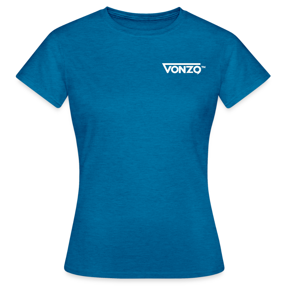 T-shirt Femme - bleu saphir antique chiné