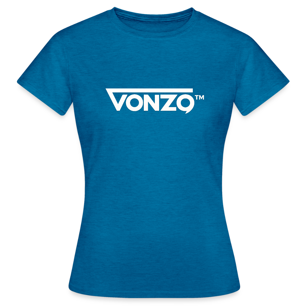 T-shirt Femme VONZO - bleu saphir antique chiné