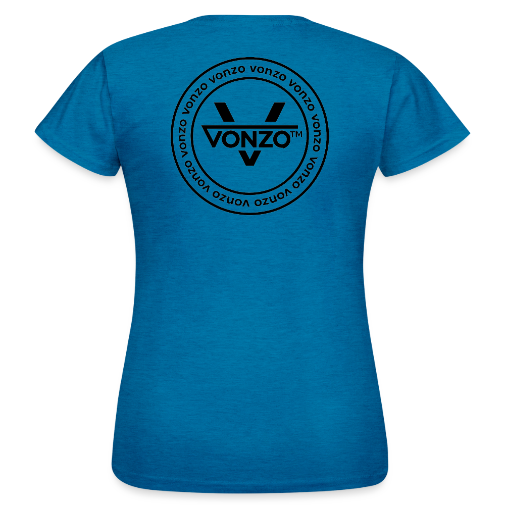 T-shirt Femme - bleu saphir antique chiné