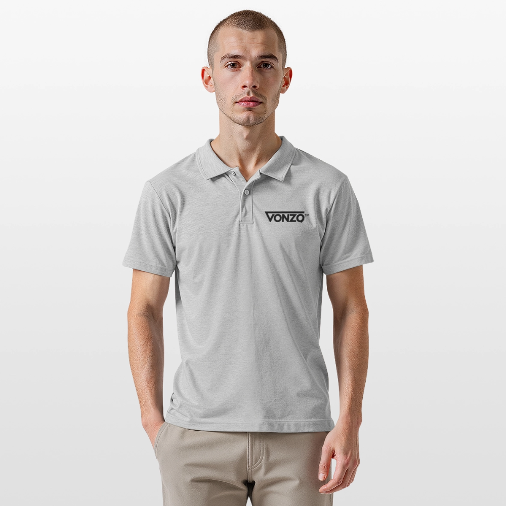 Polo Homme VONZO - gris chiné