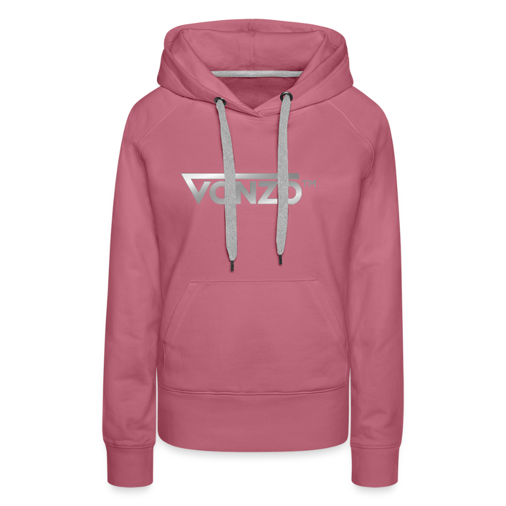 Sweat-shirt mauve VONZO™ avec logo argent.