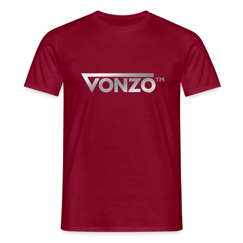 T-shirt Homme - rouge brique