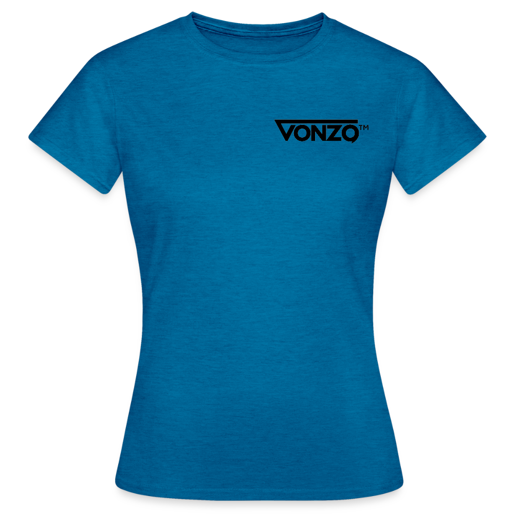 T-shirt Femme - bleu saphir antique chiné
