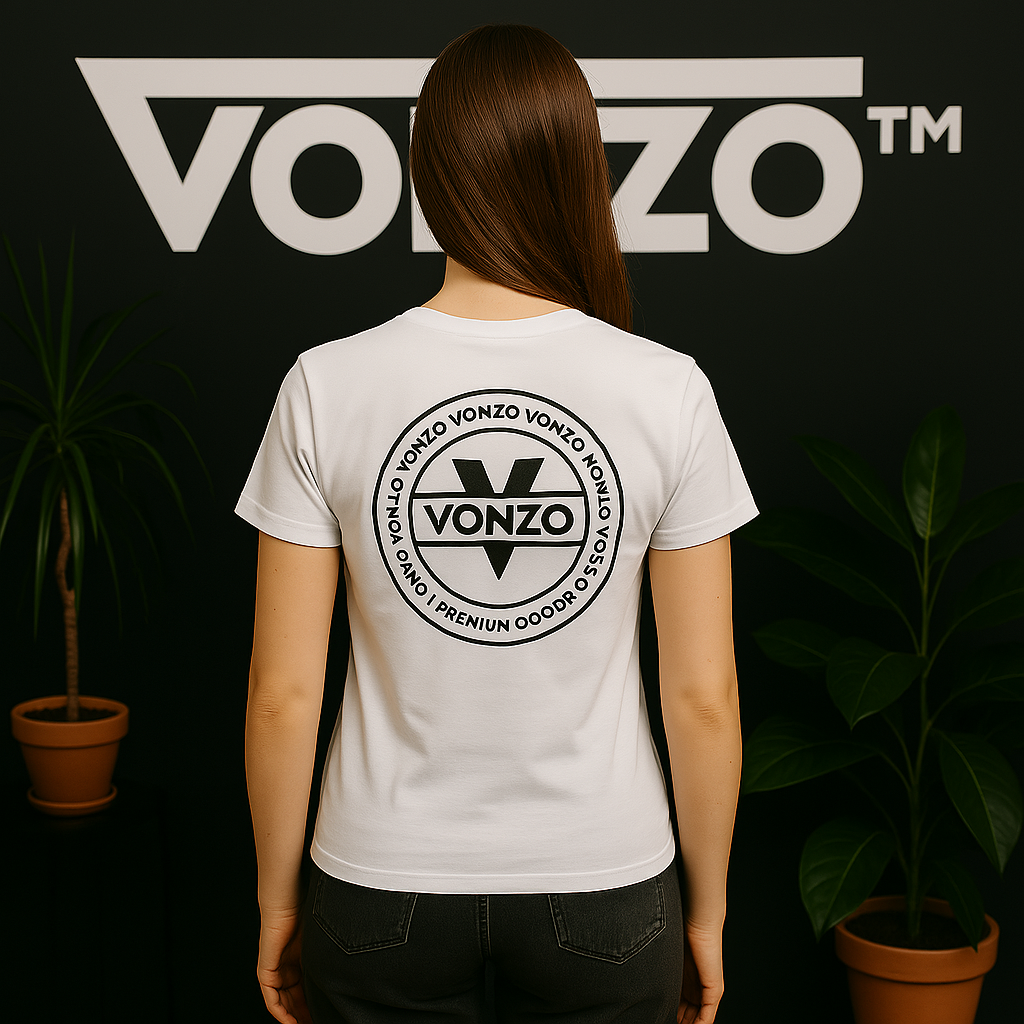 T-shirt Femme VONZO™ – Style Minimaliste et Confort Premium