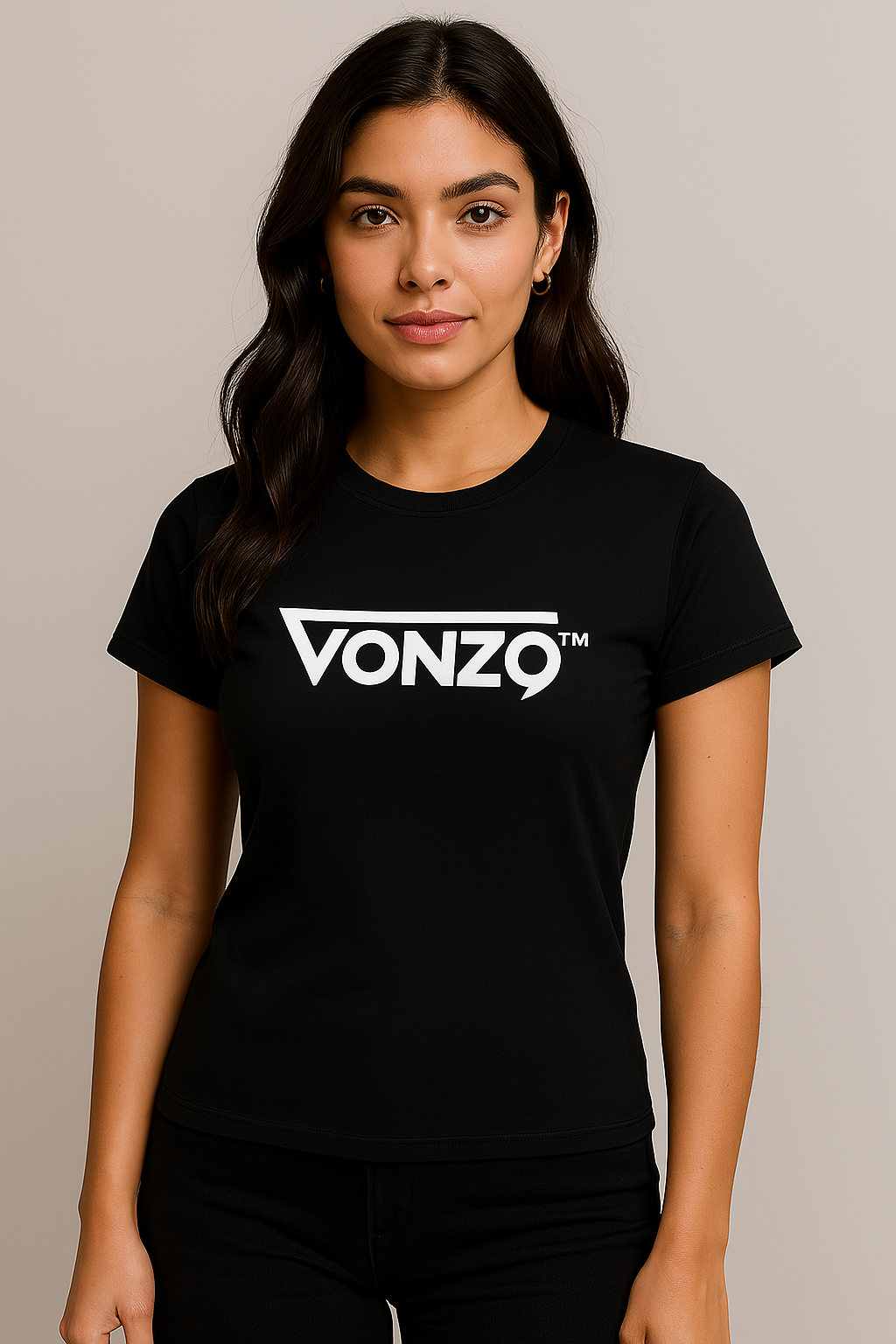 T-shirt Femme VONZO™ – Élégance Discrète & Confort Optimal