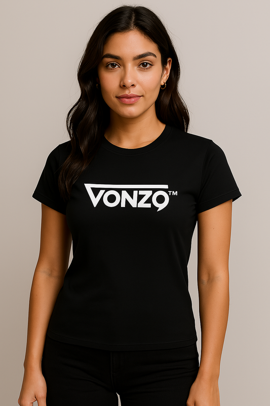 T-shirt Femme VONZO™ – Élégance Discrète & Confort Optimal