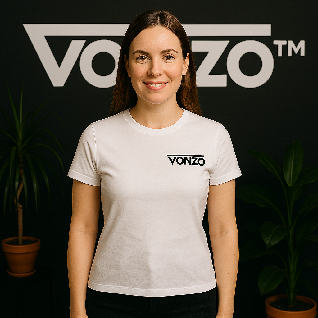 T-shirt Femme VONZO™ – Style Minimaliste et Confort Premium