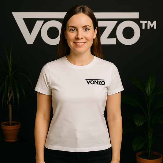 T-shirt Femme VONZO™ – Style Minimaliste et Confort Premium